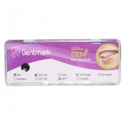 Dentmark Dental Metal Bracket UltraGem plus series 345 Hook Dentmark