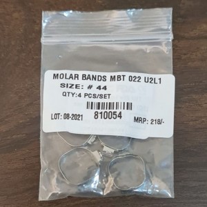  Dentmark Dental Performed Molar Band With Tube Mbt022 U2/lL1