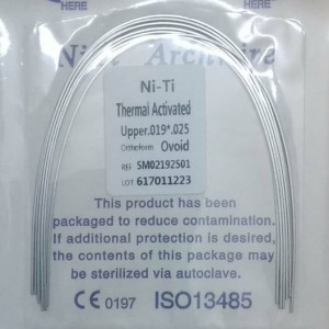 Dental Niti Heat Activated Wire - Rectangular (Pack Of 10 Pcs)