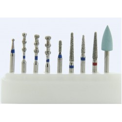 Dental porcelain veneer preparation 6000# (set of 9 pcs) Dentmark 