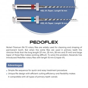 Neoendo Pedoflex Pediatric Rotary Files