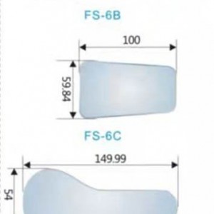 Dental Photography Mirrors Stainless Steel Double Sided - FS-6