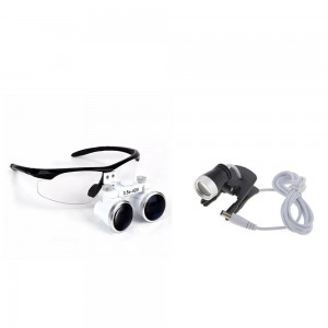 EndokingMagnifying  Dental Loupes With Frame ( LED Headlight Free ) Plastic 